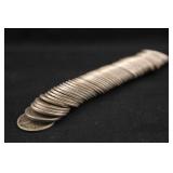 Roll of 50 Mercury Silver DImes