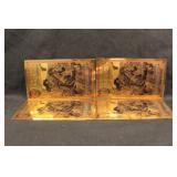 Lot of 4 Oklahoma 1/2 Gold Back Note