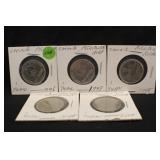 Lot of 5 People Republic of China Yuan Coins