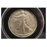 1947 Walking Liberty Silver Half Dollar