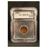 1939-S MS66 Red Lincoln Wheat Cent Certified