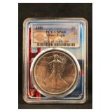 1989 MS68 1oz .999 Silver American Eagle