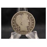 1900-S Barber Silver Quarter