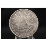 1902 Mexico Silver Peso Coin