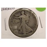 1917-D Walking Liberty Silver Half Dollar