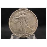 1936 Walking Liberty Silver Half Dollar