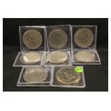 Lot of 8 Eisenhower Dollars