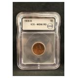 1939-S MS66 Red Lincoln Wheat Cent