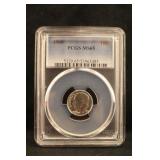 1960 MS65 Certified Roosevelt Silver Dime