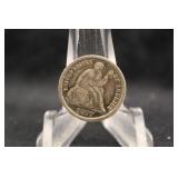 1877-CC Seated Liberty Silver Dime