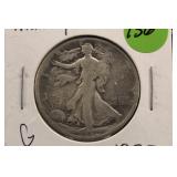 1920-P Walking Liberty Silver Half Dollar