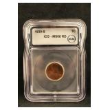 1939-S MS66 Red Lincoln Wheat Cent Certified