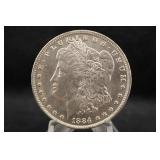 1884-O Uncirculated Morgan Silver Dollar