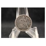 1857 Seated Liberty Silver Dime
