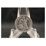 1876 Seated Liberty Silver Dime