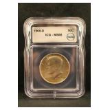 1968-D MS66 Silver Kennedy Half Dollar