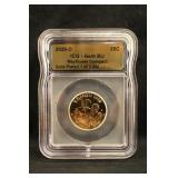 2026-D Mayflower Compact Gold Plated Quarter