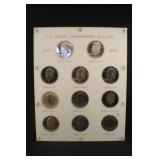 U.S. Proof Eisenhower Dollar Set w/Silvers