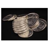 Lot of 20 1968 Canada Silver Quarter BU