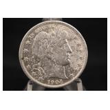 1904-P Barber Silver Half Dollar