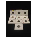 Lot of 10 Mixed Date Proof Roosevelt Dimes