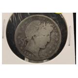 1906-S Barber Silver Half Dollar