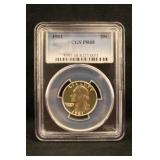 1961 PR68 Washington Silver Quarter