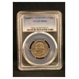 1956 MS66 Washington Silver Quarter