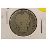 1896-O Silver Barber Quarter