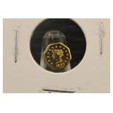 1853 California Fractional Gold Token