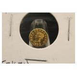 1853 California Fractional Gold Token