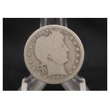 1908 Barber Silver Quarter