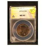 1976-D MS 65 Certified Kennedy Half Dollar