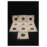 Lot of 10 Mixed Date Proof Lincoln Pennies