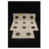 Lot of 11 Buffalo Nickels