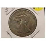 1929-S Silver Walking Liberty Half Dollar