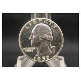 1957 Proof Washington Silver Quarter