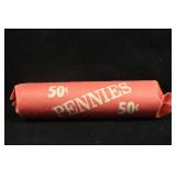 Roll of 1938 Wheat Cents