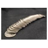 Roll of 28 1938 Jefferson Nickels