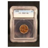 1958 MS67 Red Lincoln Wheat Cent
