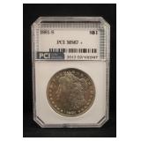 1881-S Certified Morgan Silver Dollar