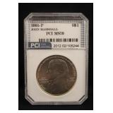 2005-P Certified John Marshall Proof Silver Dollar