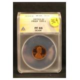 1979-S PF 66 Type 2 DCAM Certified Lincoln Cent