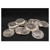 Lot of 17 1968 Canada Silver Quarters BU