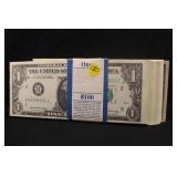 Consecutive 501-600 $1 Federal Reserve Notes