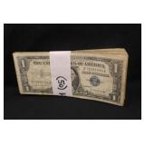 Lot of 50 1957-A $1 Silver Certificates