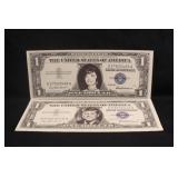 1957 $1 Silver Certificate The Kennedys Set