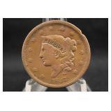 1837 Large Cent Coin
