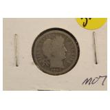 1893-O Silver Barber Dime