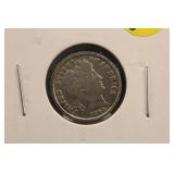 1893 Silver Barber Dime